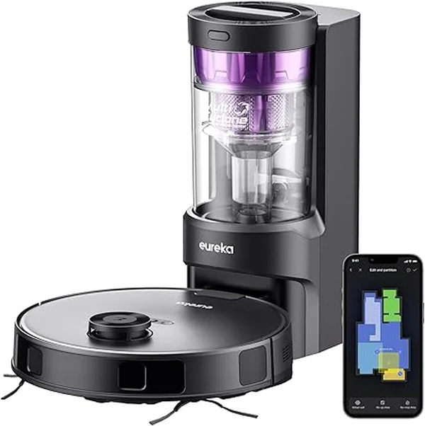 Eureka Robot Vacuum with Bagless Self Emptying Station